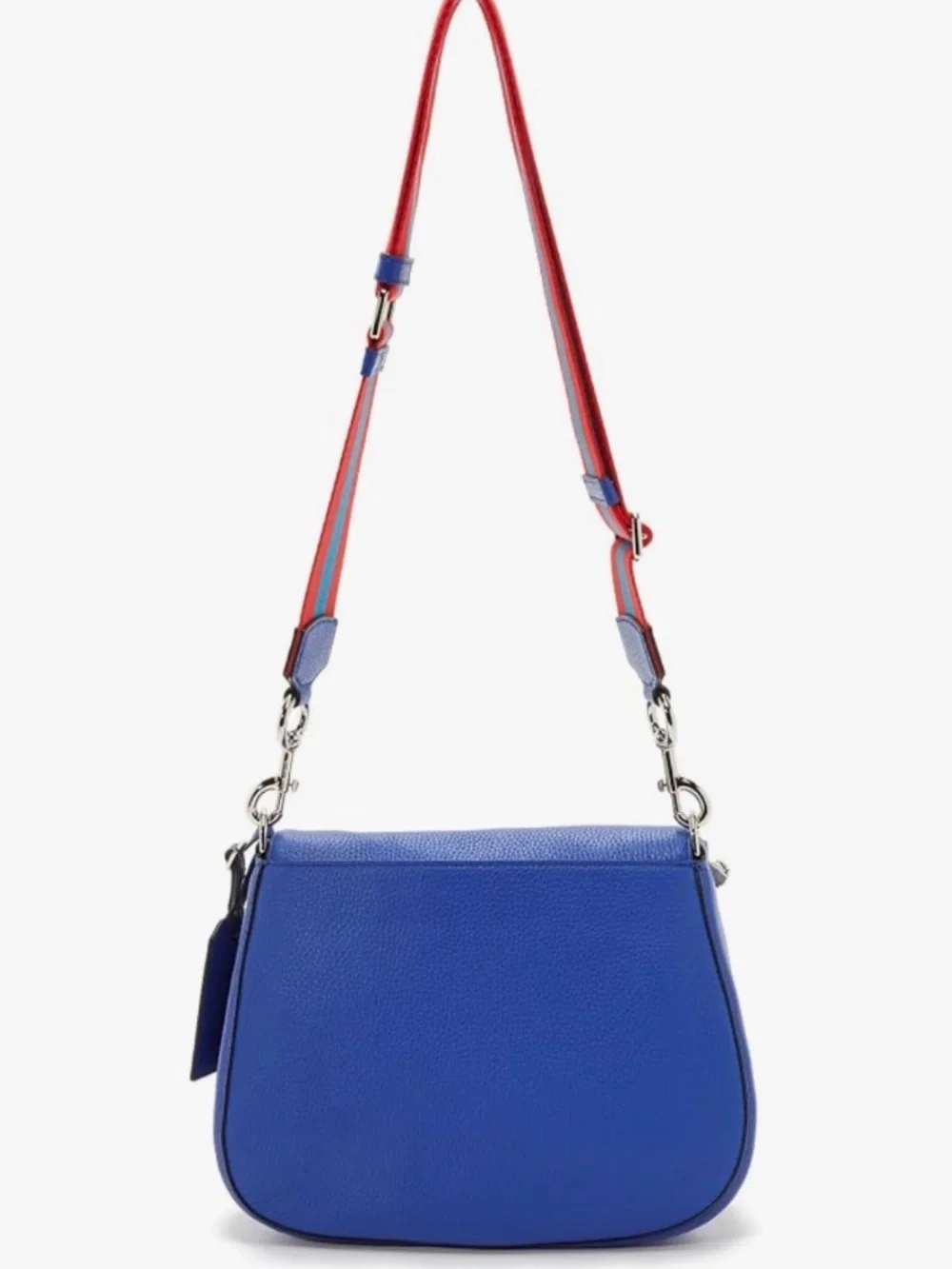 Marc Jacobs Recruit Nomad Leather Crossbody Bag Blue